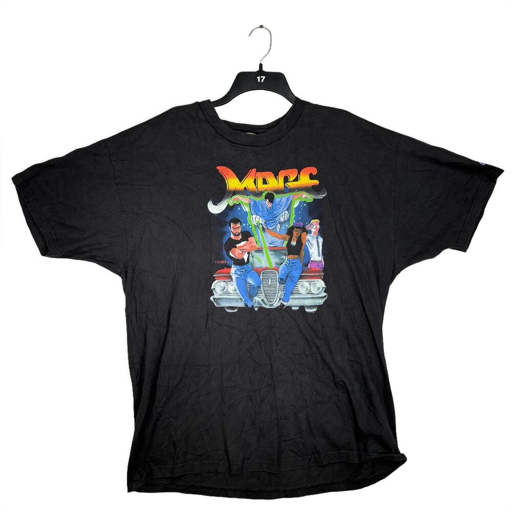 Vtg 90s Mick McGinty MARS Comic T-Shirt Graphitti Designs Hanes Hevywght XL RARE